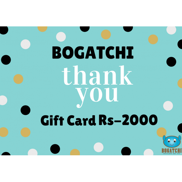 BOGATCHI Thank You- RS-2000 Gift Card